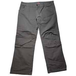 EMS Eastern Mountain Sports Double knee Kiking Pants Green Mens 38x30 29 Inseam